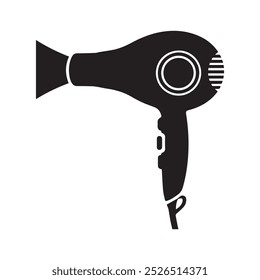 Hair dryer vector icon design.