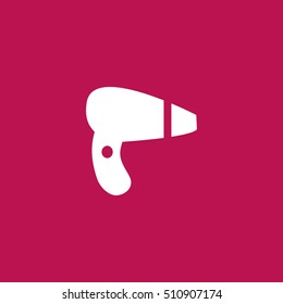 hair dryer vector icon illustration symbol