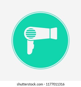 Hair dryer vector icon sign symbol