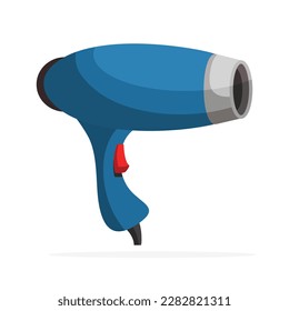 Hair dryer vector icon.Cartoon vector icon isolated on white background hair dryer .