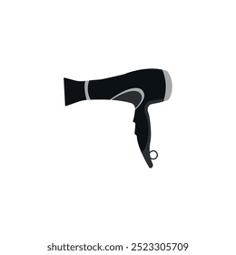 Hair Dryer Vector Illustration for Salons, Beauty Parlors, and Spas to Dry Hair. Ideal for Hair Stylists, Barbers, and Beauty Experts. Professional Blow Dryer Icon, Hair Care Tools, Styling Product.