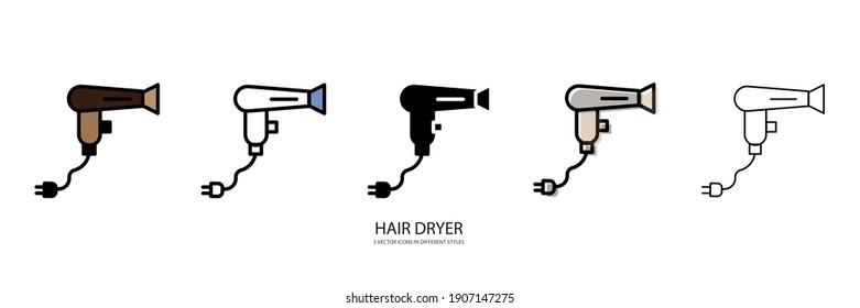 Icono de tipo vector HAIR DRYER