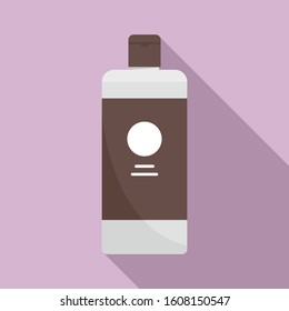 Hair dye icon. Flat illustration of hair dye vector icon for web design