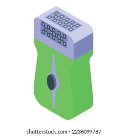 Hair epilator icon isometric vector. Laser beauty. Care body