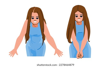 hair extension vector. beauty hairstyle, beautiful salon, blonde fashion, female natural, style hair extension character. people flat cartoon illustration