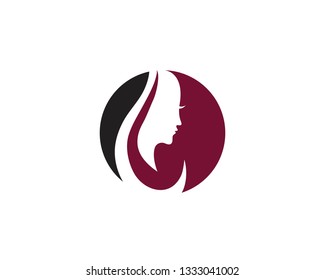 Hair and face salon logo vector templates