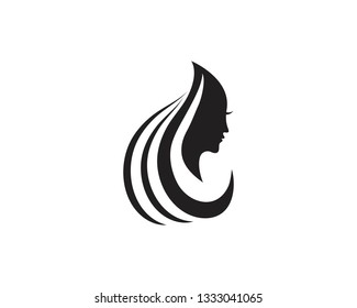 Hair Face Salon Logo Vector Templates Stock Vector (Royalty Free ...
