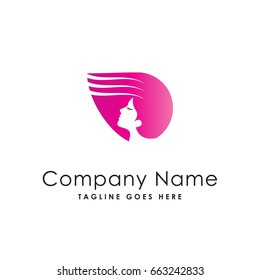 Hair Face Spa Beauty Logo Template Stock Vector (Royalty Free ...