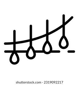 Hair fast remove icon outline vector. Candle wax. Aroma depilation