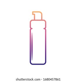 hair foam nolan icon. Simple thin line, outline vector of BOTTLE icons for ui and ux, website or mobile application