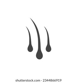 hair follicle icon vector images