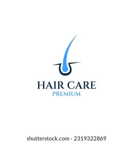 Hair Follicle Logo for Hair Care Clinic Design Concept Vector Illustration Symbol Icon