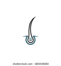 Set Hair Follicle Logo Design Vector Stock Vector (Royalty Free) 1877481544