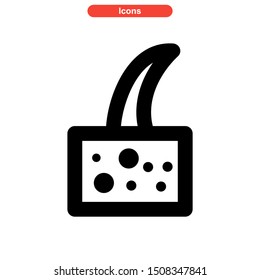 hair follicles icon isolated sign symbol vector illustration - high quality black style vector icons
