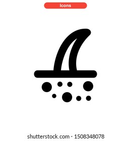 hair follicles icon isolated sign symbol vector illustration - high quality black style vector icons
