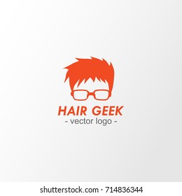 Hair Geek Logo Vector