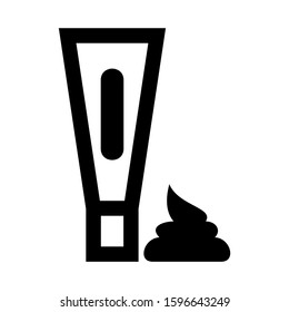 hair gel icon isolated sign symbol vector illustration - high quality black style vector icons
