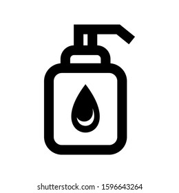 hair gel icon isolated sign symbol vector illustration - high quality black style vector icons
