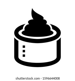 hair gel icon isolated sign symbol vector illustration - high quality black style vector icons
