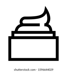 hair gel icon isolated sign symbol vector illustration - high quality black style vector icons
