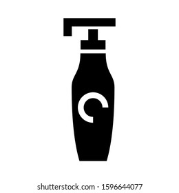 hair gel icon isolated sign symbol vector illustration - high quality black style vector icons
