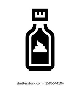hair gel icon isolated sign symbol vector illustration - high quality black style vector icons
