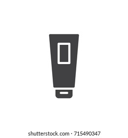 Hair gel icon vector, filled flat sign, solid pictogram isolated on white. Symbol, logo illustration.