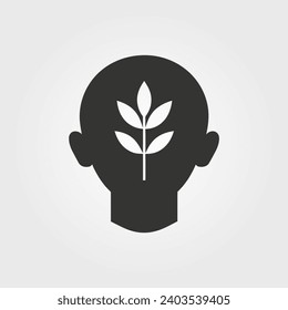 Hair growth treatment icon - Simple Vector Illustration