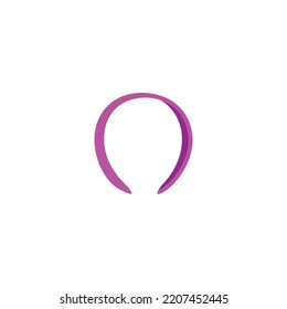 hair headband vector icon logo template design