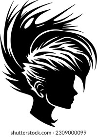 Hair - High Quality Vector Logo - Vector illustration ideal for T-shirt graphic