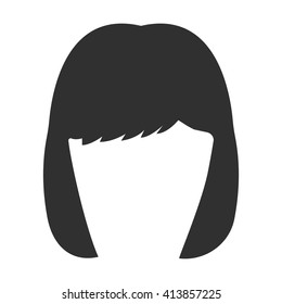 Hair icon.  