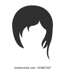 Hair icon.  
