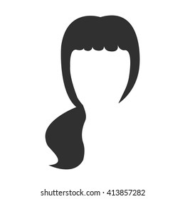 Hair icon. 
