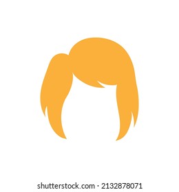 Hair icon design template vector isolated illustration