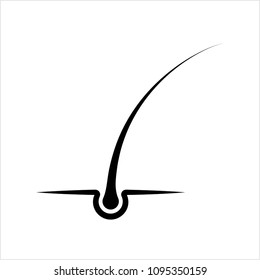Hair Icon Design Vector Art Illustration
