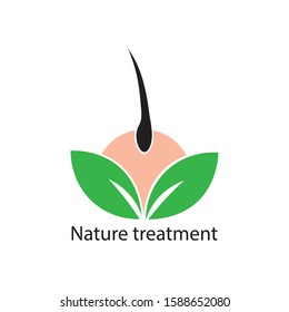 hair icon logo vector design