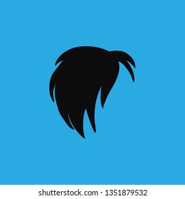 hair icon vector