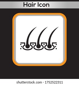 Hair Icon. vector graphics designs