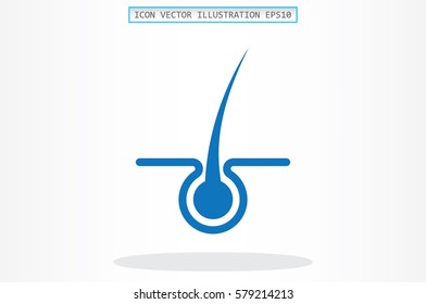 Hair icon vector illustration