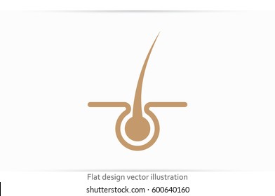 Hair icon vector illustration