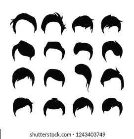 Hair icons vector