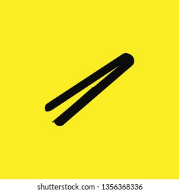 hair iron icon vector