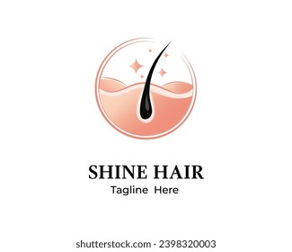 hair logo icon design template illustration	