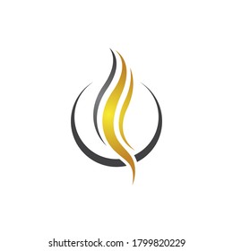 Hair Logo And Symbol Vector Icon Design