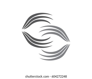 Hair logo template