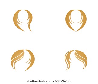 Hair logo template