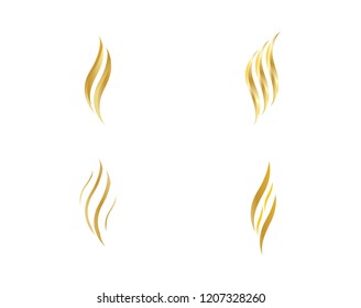 Hair logo template vector icon illustration design