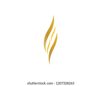 Hair logo template vector icon illustration design