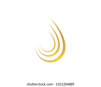 Hair logo template vector icon illustration design