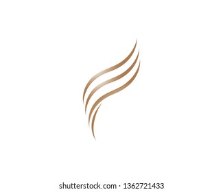 Hair logo template vector icon illustration design